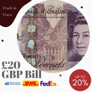 Counterfeit £20 GBP Bills