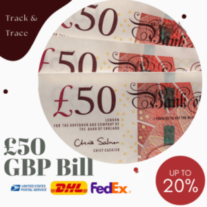 Counterfeit £50 GBP Bills